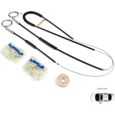 BWR5166 Kit de réparation de régulateur de lève-vitre électrique Porte avant gauche pour Q7 MK1 4L 4LB 2006-2015 SUV 5 portes 4L0837461
