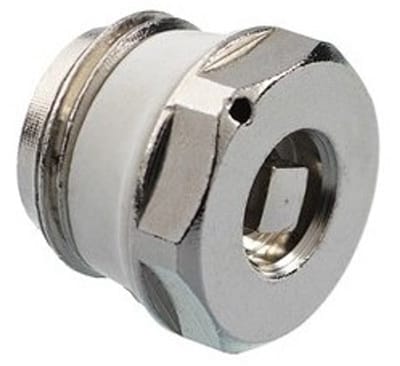Bonfix Radiator Ontluchter - messing vernikkeld 1/2 - met trapezo�dale ring - buitendraad