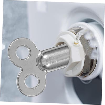Radiatorsleutels - Ontluchtingssleutel Sanitair - Radiator Ontluchten - Stevige Legering - 10 Stuks - Zilver