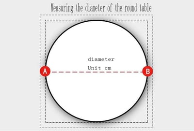 Tafelkleed - Tafelbeschermer - Eettafel Beschermen - Waterdicht Ontwerp - 90cm Rond - Madeliefje
