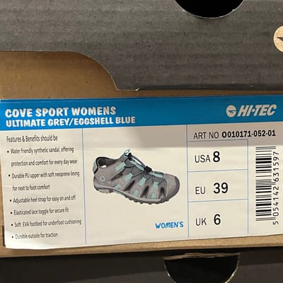 Hi-Tec Cove Sport GRIJS - Maat 36 Wandelschoenen voor Vrouwen
