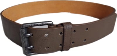 Riem Uniseks - Heren - Dames - Kleur bruin - Gemêleerd - 5 cm breed - 90% Leer - Nikkelvrije Gesp - Merk Ven-Tomy - 115 cm Vaderdag - Moederdag - Cadeau - Kerst