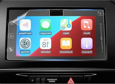 Navigatie Beschermfolie voor Suzuki Vitara 7-inch GPS - PET Transparante Schermbeschermer, 4H Krassenbestendig en Vingerafdrukbestendig (2 Stuks)
