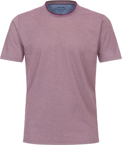 Redmond regular fit T-shirt - korte mouw O-hals - paars