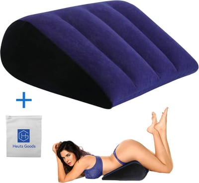 Heuts Goods Sex Kussen® - Sex Kussen - Triangle - Sex Meubel - Sex Pillow - Seksspeeltjes voor koppel - Opblaasbaar Seks Kussen - Voor Mannen & Vrouwen - Seksspeeltjes