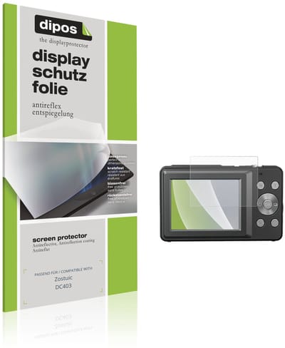 dipos – 4x Matte Beschermfolie geschikt voor Zostuic DC403 | Krasbestendige & antireflecterende Screenprotector Ultra-Thin