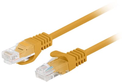 Lanberg PCU5‑10CC‑0025‑O – Netwerkkabel Cat5e UTP 0,25 m Oranje (U/UTP, Fluke Passed)