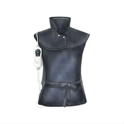 KAD® Warmtekussen - Elektrisch Warmtekussen - Voedingskussen voor Rug & Nek - Zwart - 31cm x 30cm x 12cm