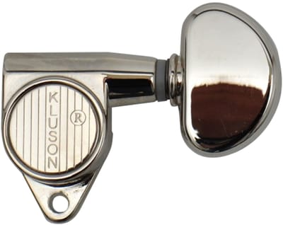 Kluson Lock mechanieken 3+3 90° nikkel - Stemmechaniek voor gitaar