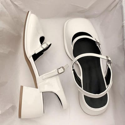 Antislip ronde neus sandalen schoenen dames casual zomer holle strand elegante schoenen Koreaanse mode feestschoenen vrouw ontwerp 40 wit