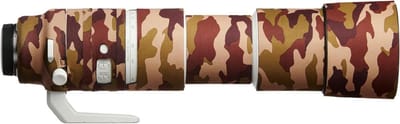 Lensbescherming Etui - Cameralens Beschermer - Camera Veilig Vervoeren - Dubbellaags Beschermingssysteem - Op Maat Gemaakt - Bruine Camouflage