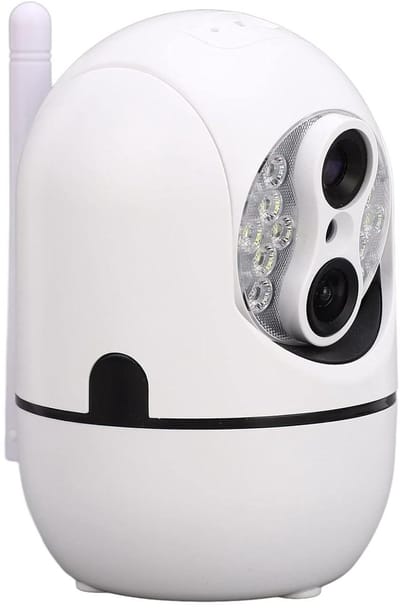 Beveiligingscamera Buiten - Draadloze Camera Thuis - Huis Beveiligen - Bewegingsdetectie Meldingen - 1080P HD - Wit