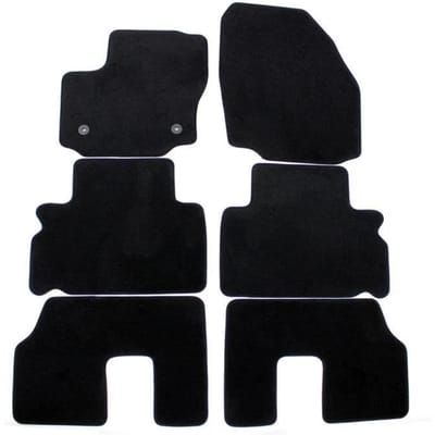 Tapis de sol - Ford - S-Max - 6 pièces - Velours imperméable - Antidérapant
