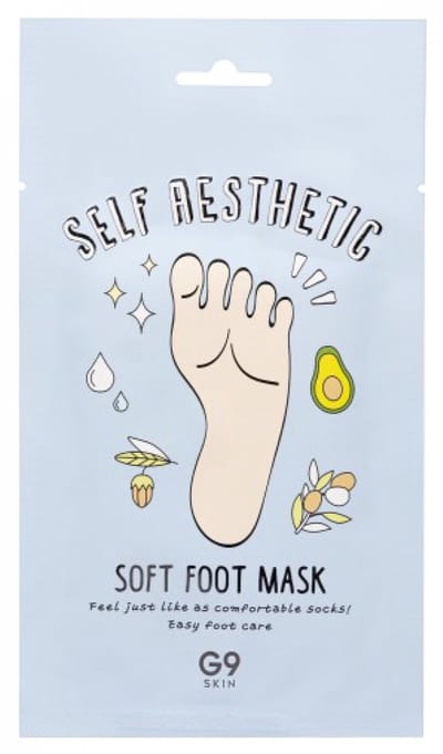 SELF AESTHETIC SOFT FOOT MASK Hand & Foot Mask – Foot Mask, Moisturizing, For Dry Cracked Heels, Avocado Oil, Suitable For Home Spa Treatment