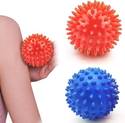 Set van 2 Stekelige Massageballen voor Myofasciale Behandeling en Spierontspanning (6,5 cm)