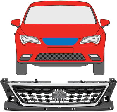 Grill voor Seat Leon 2012-2020 / Set