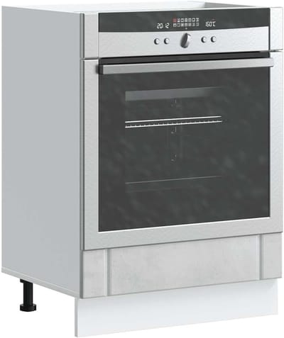 Ovenkast Keuken - Magnetronmeubel - Keukenopslag - Verstelbare Poten