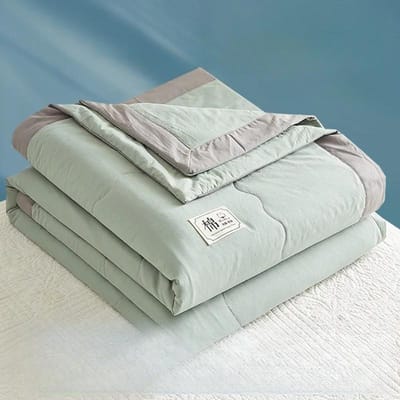 100% Katoen Binnen en Buiten Zomer Koel Airconditioning Dekbed Gewassen Katoen Puur Katoen Zomer Dekbed Dun Dekbed Zomer 180x200CM cotton