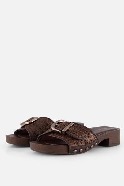 Tamaris Slippers bruin Synthetisch - Maat 38
