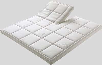 Bedden Amsterdam B.V. Splittopper SG45 HARD - 10cm dik - anti allergische - afritsbare hoes - wasbaar op 30 graden - Oeko-Tex standard 100 gecertificeerd - 200x200