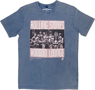The Rolling Stones - Voodoo Skulls Heren T-shirt - S - Blauw