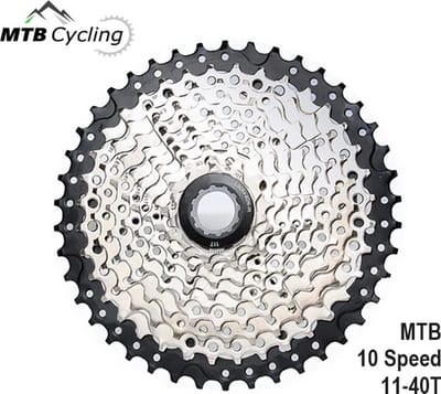 11-40 Breed Cassette MTB - 10 speed - Wide Ratio mountainbike cassette