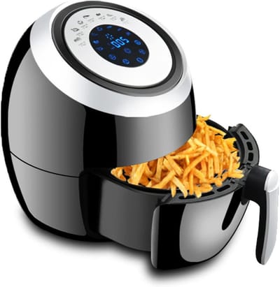 Airfryer Huishoudelijk - Olievrije Friteuse - Lekker Koken - LCD-aanraakscherm - 5.5L Capaciteit - Multi