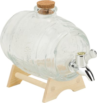 Cosy&Trendy Dispenser op houten standaard - 1 liter