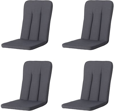 Madison - Tuinkussen Exelsior/primero/Balero Panama grey - Ca. 110x48 cm - Set van 4