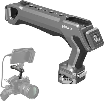 Ergonomische Top Handle met Snelle Ontgrendeling en Meerdere Montagepunten, Maximaal 15kg Draagvermogen, Geschikt voor Camera's en Accessoires