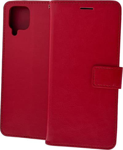Portemonnee Book Case Hoesje Geschikt voor: Samsung Galaxy A22 4G & M22 rood