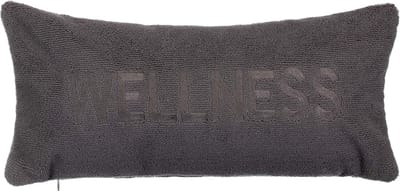 Wellness badkussen met zuignappen en ritssluiting - Zachte microvezel voor hoofd en nek ondersteuning - 40 x 20 cm - Antraciet