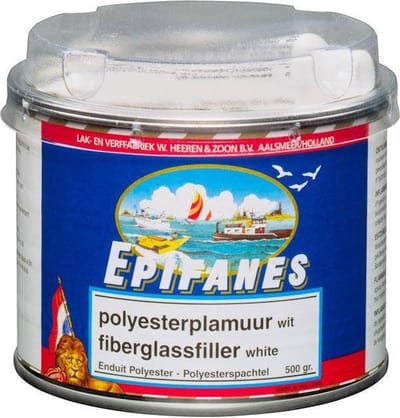 Epifanes Polyesterplamuur 1,5 kg: Wit