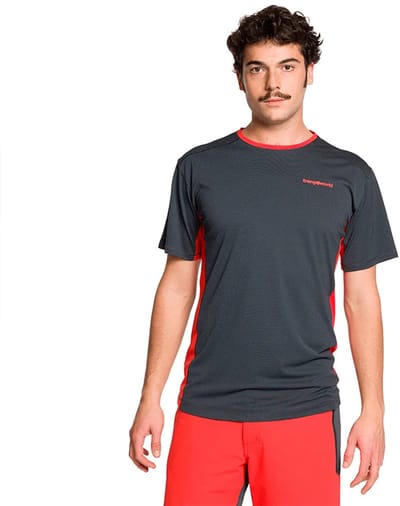 Trangoworld Ritsem T-shirt Met Korte Mouwen Grijs XL Man