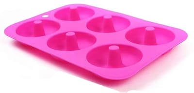 Donut bakvorm - Donutmal - Zelf donuts maken - Roze - 7CM donutvorm - Siliconen - 1 mal - CHPN