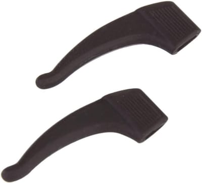 Oorhaak Brilhouder - Bril Tip Houder - Voorkom Bril Afzakken - Corrosiebestendig Antislip - 3.81 x 3.81 cm - Zwart