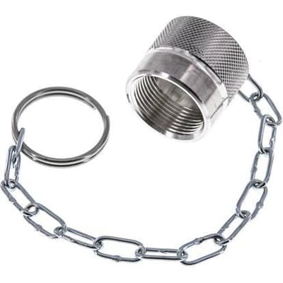 NPT 1/4" Aluminium Stofbeschermingskap voor insteeknippel met ketting
