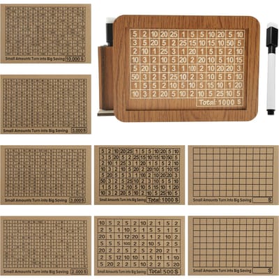 Spaarbox Hout Spaarvarken Spaarpot met Teller Contant Geld Spaarvarken Geld Doel Spaardoos Retro Huisdecoratie Nieuwjaarscadeaus