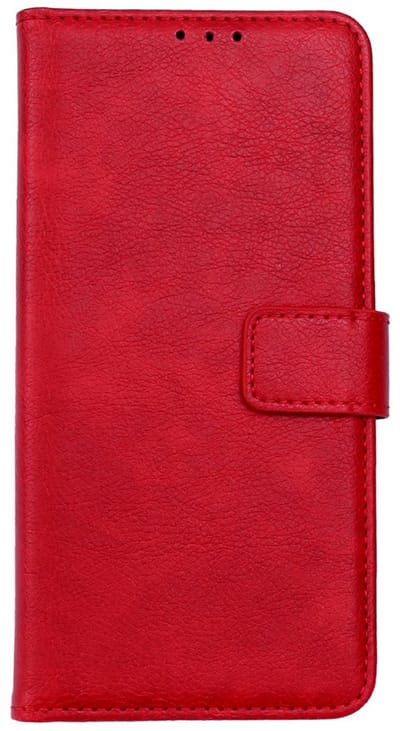 CaseBoutique Bookcase hoesje geschikt voor Oppo Reno15 5G - Effen Rood - Kunstleer