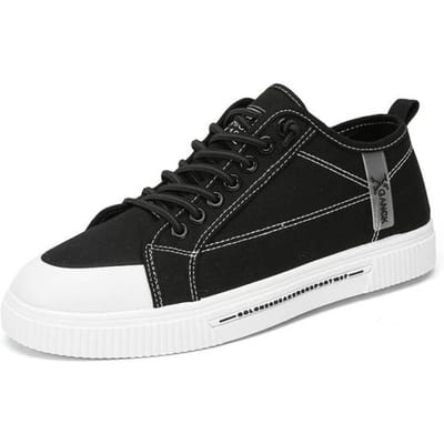 Zwarte Schoenen Voor Jongens Seizoenen Heren Witte Sportschoenen Rubberen Zool Mocassins Voor Heren Sneakers Heren Gym Tennis Fiets 945b 44 zwart