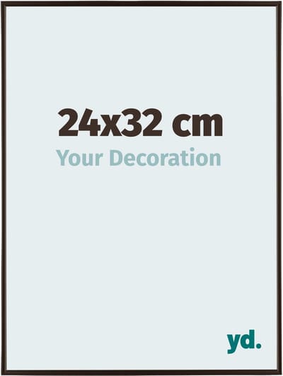 Your Decoration - Fotolijst 24x32 cm - Kunststof - Antraciet - Evry