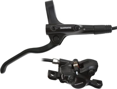 Shimano MT200 hydraulische schijfremset achter - zonder remschijf - zwart