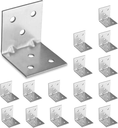 Hoekverbinder voor Houten Meubels 40 x 40 x 40 mm - Sterke L-klemmen voor Zware Belastingen