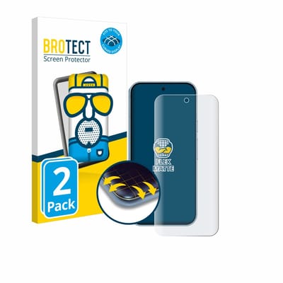 BROTECT - Screenprotector voor Google Pixel 9 Pro XL / 10 Pro XL - Folie Beschermfolie matte volledig dekking 2 Stuks