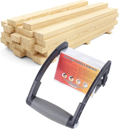 Gipsplaten Lifter - Plaatdrager Paneel - Handig Plafond Werk - 50kg Draagkracht - 12.1 x 5.9 cm - Zilver