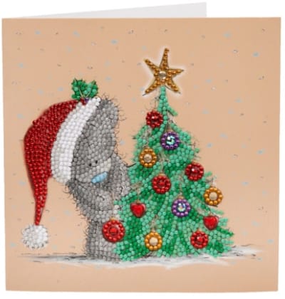 Season Sparkle, 18x18cm Crystal Art Card