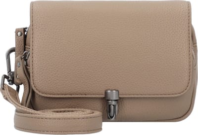 FREDsBRUDER Leren Schoudertas Lanbe Crossbody Bag Feather Grey Lichtbruin