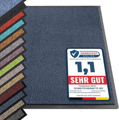 Schoonloopmat voor binnen en buiten - Antislip deurmat in diverse maten - Voetmat van vinyl en polyamide - 40 x 60 cm