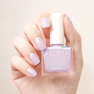 ALLOYA - Water-Based Natural Nail Polish Environmental Friendly 126 Pure Purple Memory 10ml