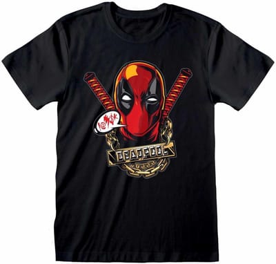 Marvel Comics Deadpool - Gangsta T-Shirt Red-L